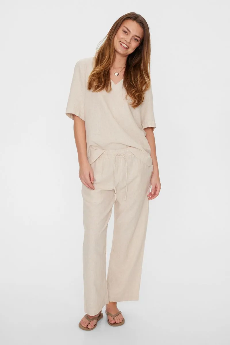 Lava Pant | Simply Taupe W. Off-White | Bukser fra Freequent