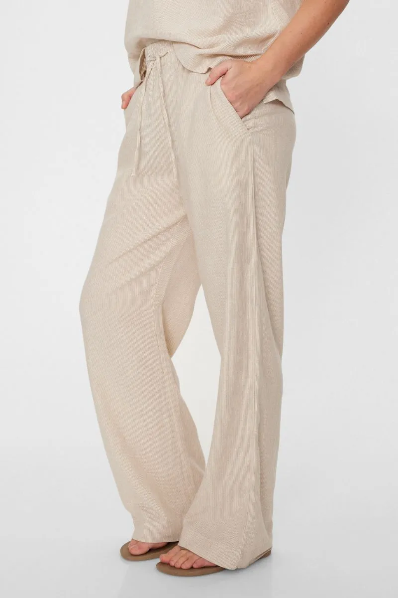 Lava Pant | Simply Taupe W. Off-White | Bukser fra Freequent