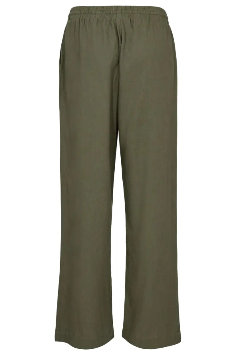 Lava Pant 127405 | Deep Lichen Green | Bukser fra Freequent