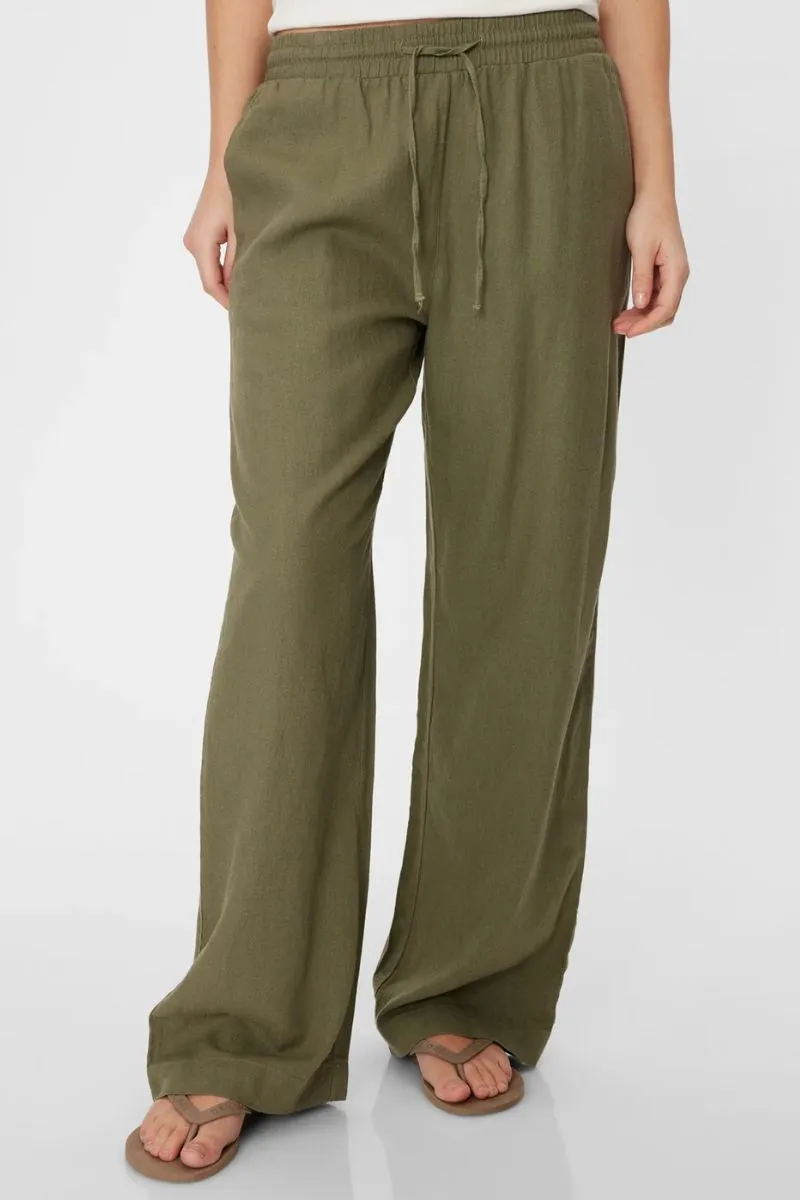 Lava Pant 127405 | Deep Lichen Green | Bukser fra Freequent