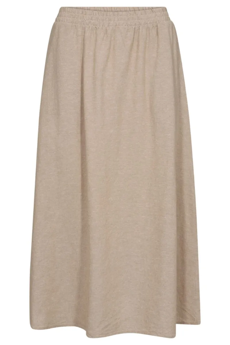 Lava Skirt 203840 | Sand Melange | Nederdel fra Freequent