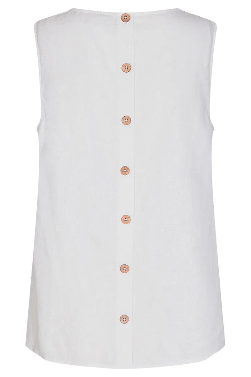 Lava Top | Brilliant white | Tanktop fra Freequent