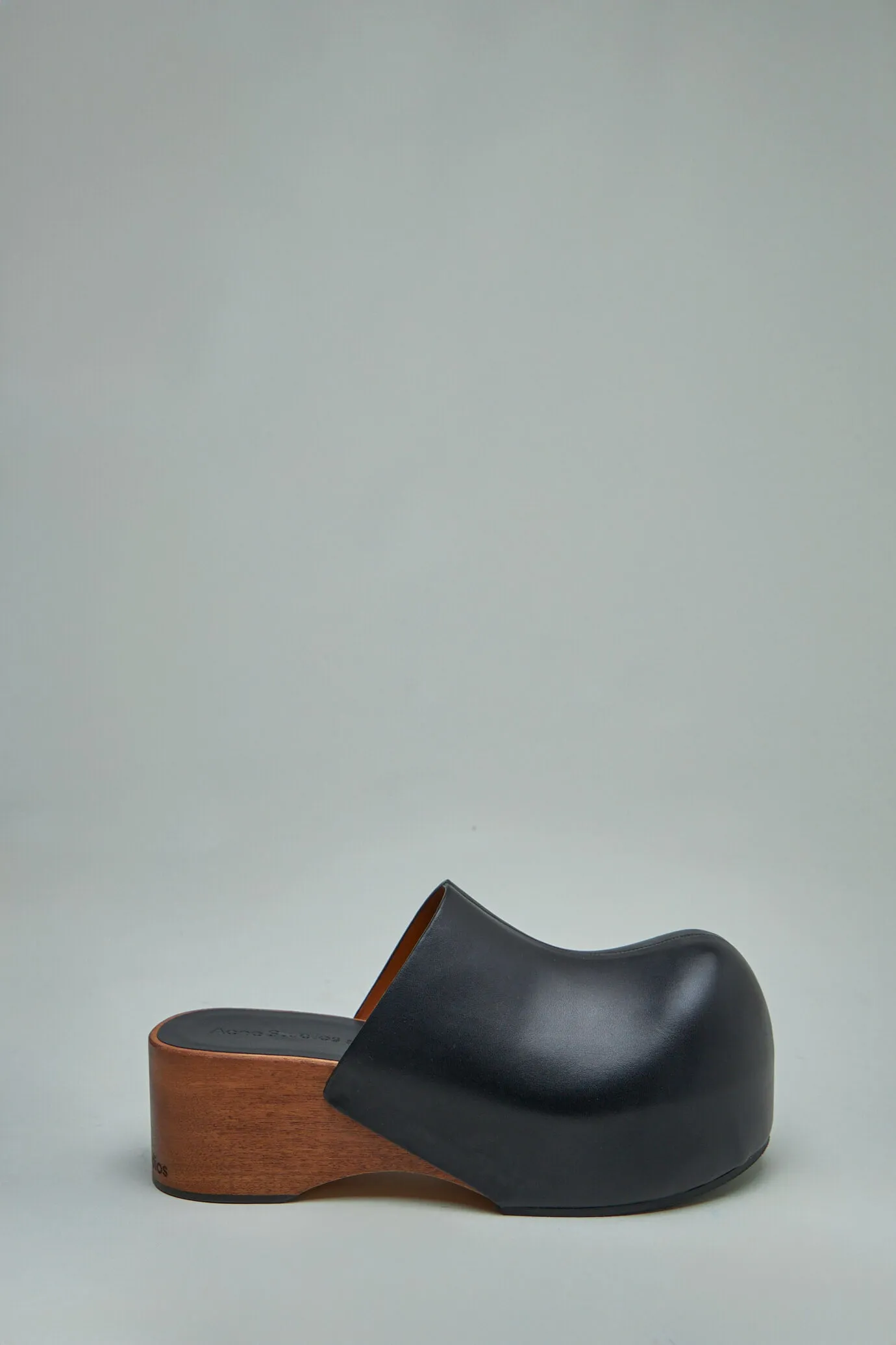 Leather Wood Clogs