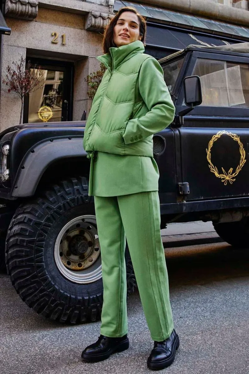 Lenna Pant | Piquant Green | Bukser fra Freequent