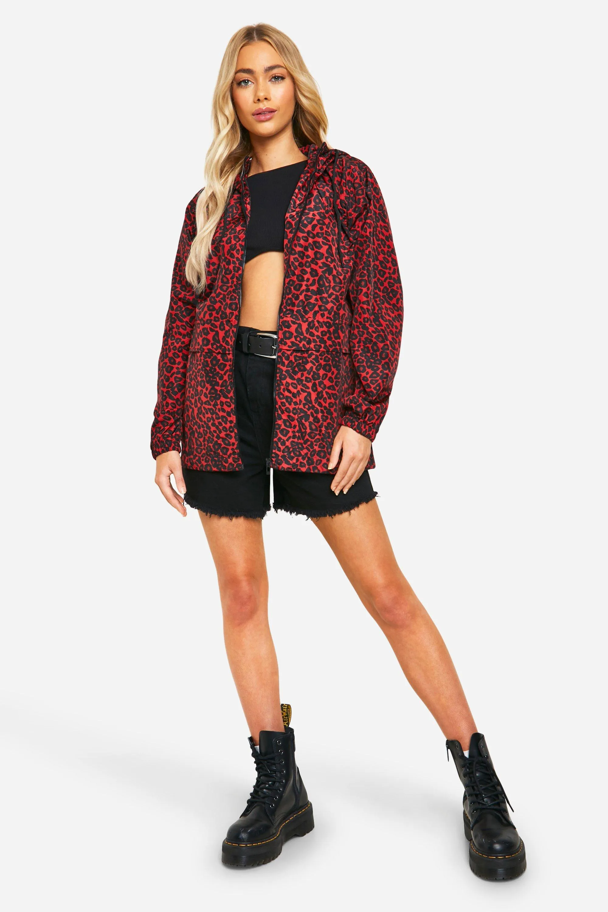 Leopard Print Festival Raincoat