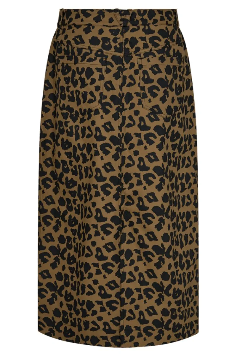 Leora Skirt 204020 | Kangaroo w. Black | Nederdel fra Copenhagen Muse