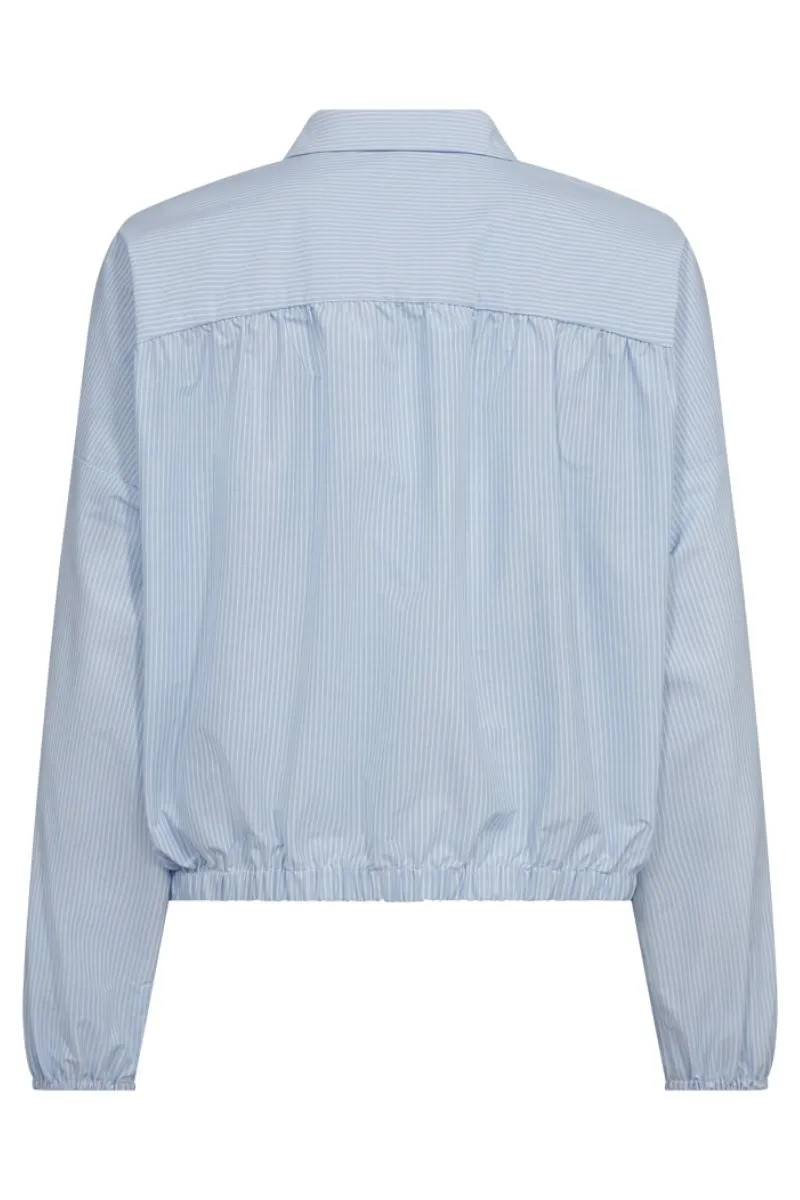 Lindin Shirt 203389 | Della Robbia Blue w. Offwhite | Skjorte fra Freequent