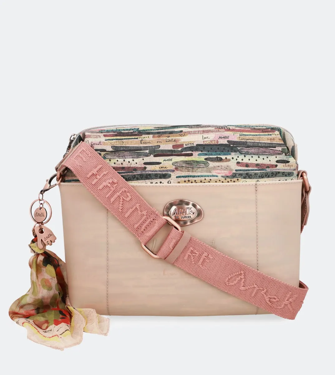 Love forest vinyl crossbody bag