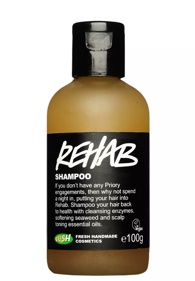 Lush Fresh Handmade Cosmetics Rehab Shampoo 100g