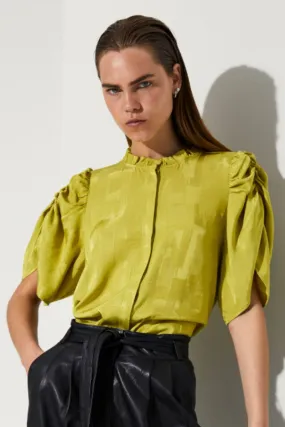 Marylina Blouse | Lentil Sprout | Bluse fra Copenhagen Muse