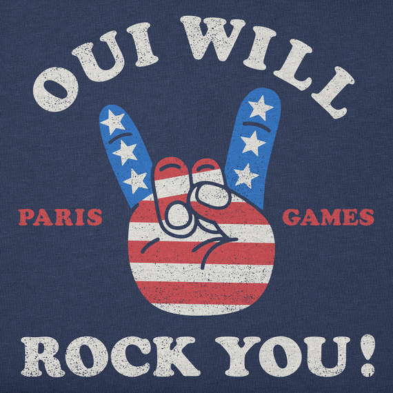 Men's Oui Will Rock You Short Sleeve  Tee