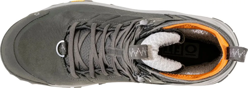 Men's Oboz Bangtail Mid Insulated Waterproof Color: Charcoal