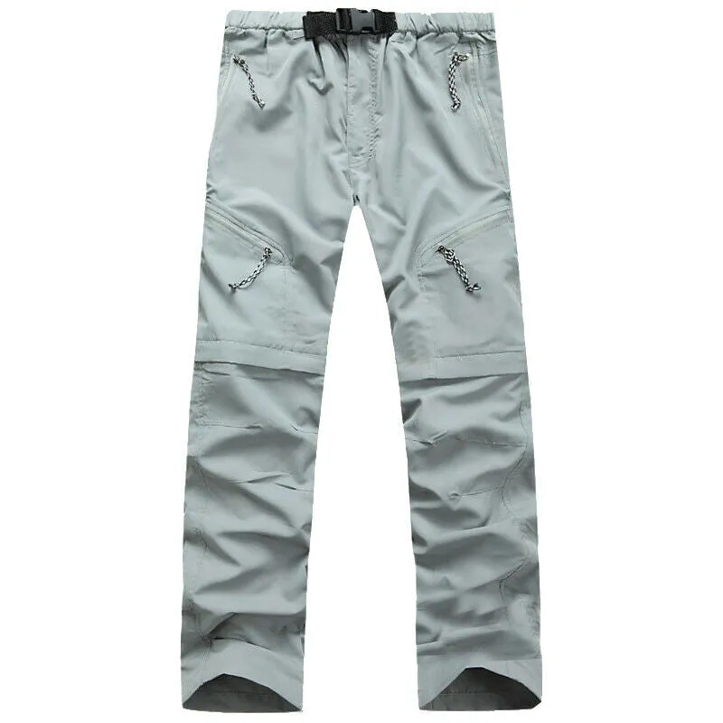 Mens Soft Shell Hiking Trousers Tactical Casual Cargo Work Pants Bottom Outdoor