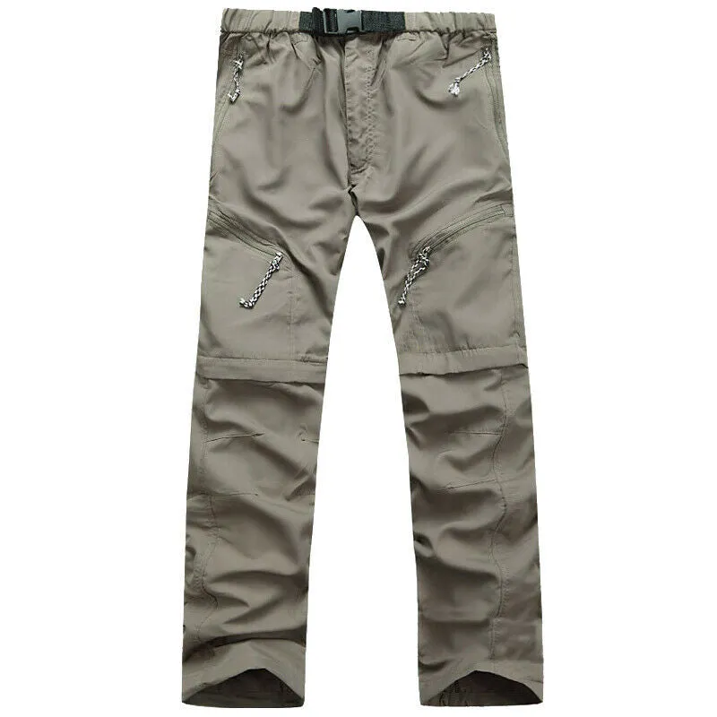 Mens Soft Shell Hiking Trousers Tactical Casual Cargo Work Pants Bottom Outdoor