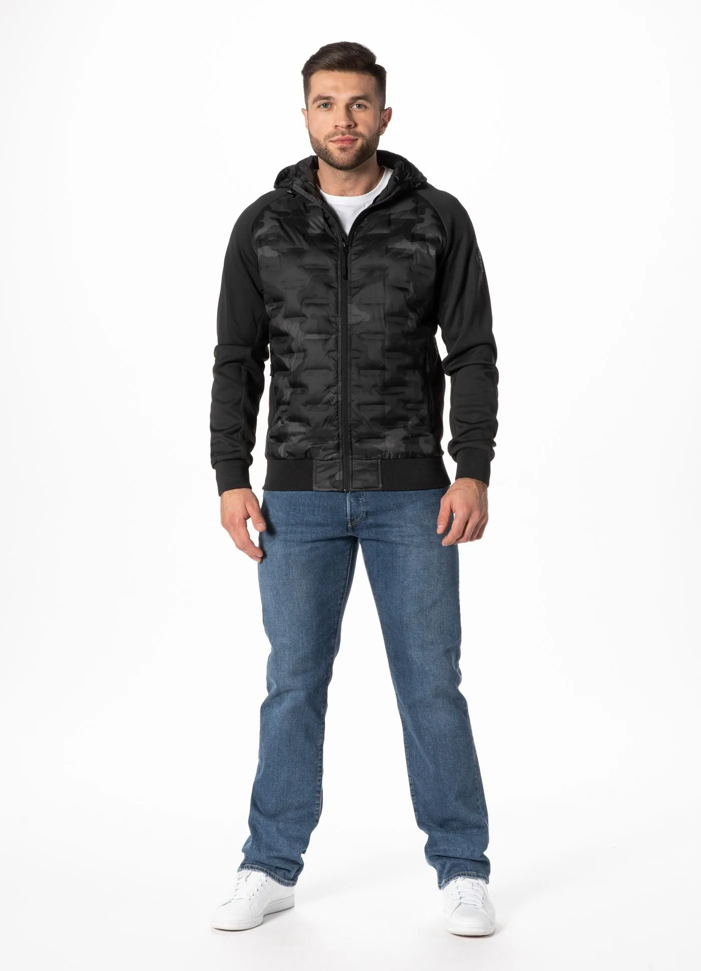 Men's transitional hooded jacket Roxton