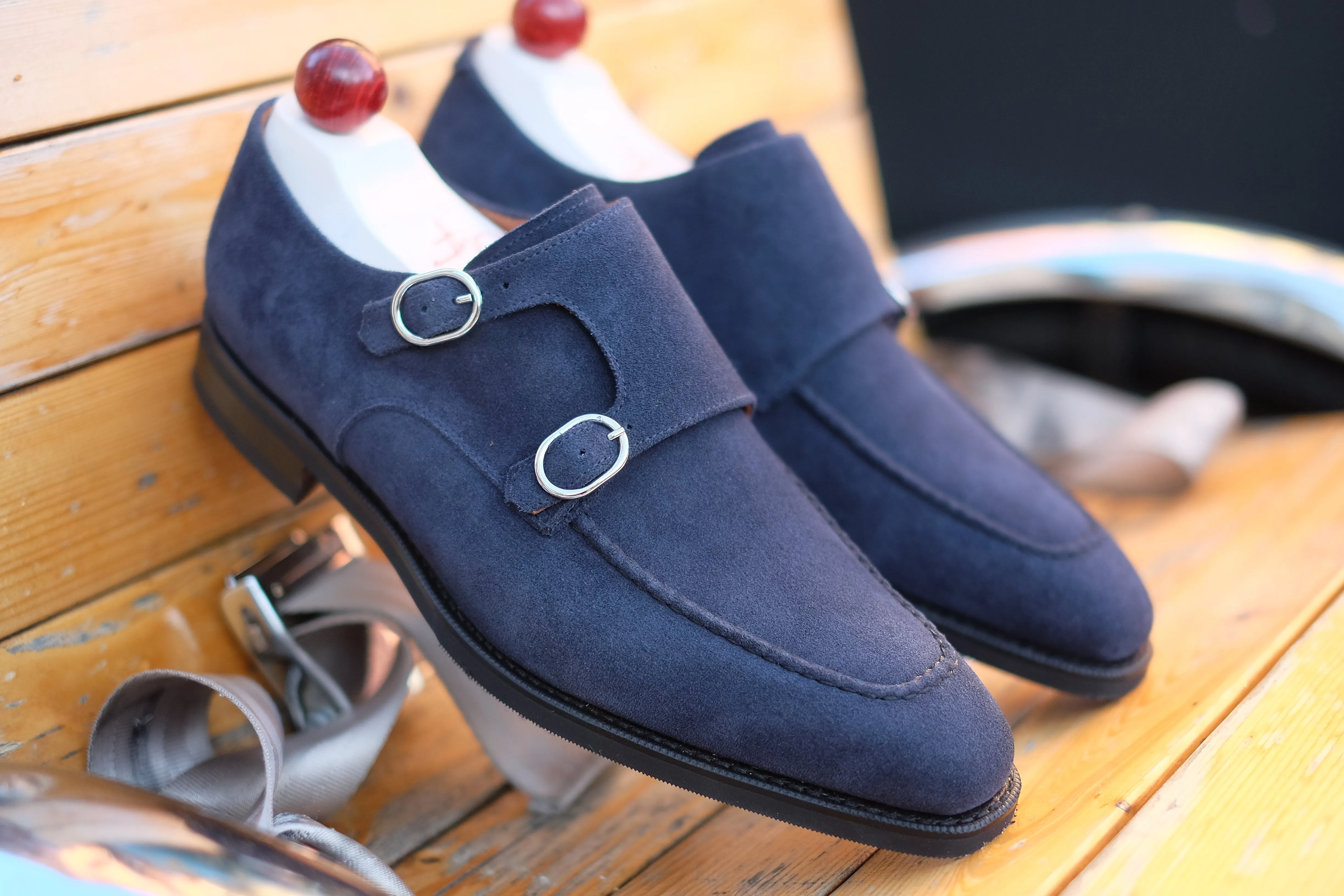 Montlake - MTO - Navy Suede - LPB Last - City Rubber Sole