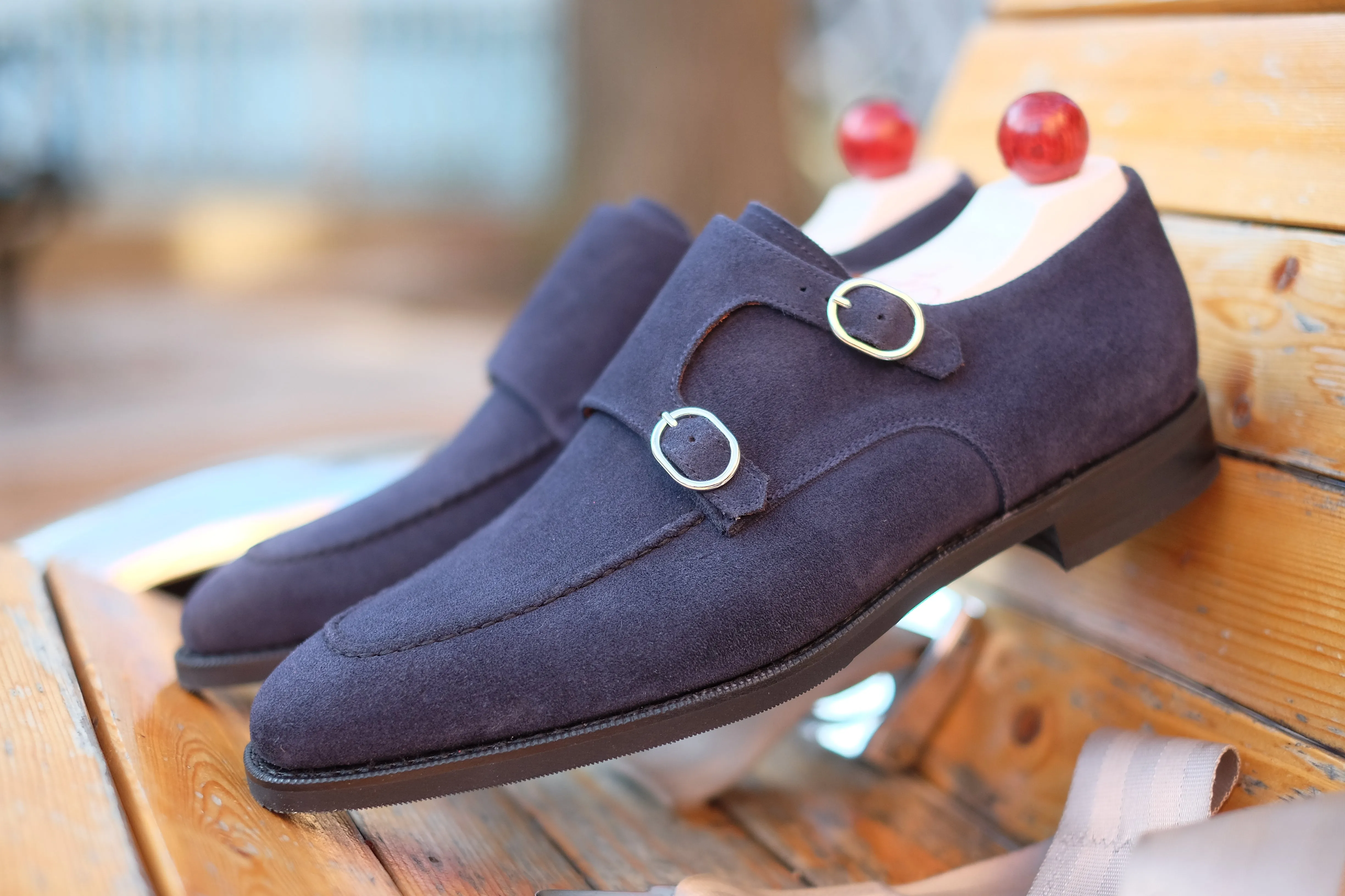 Montlake - MTO - Navy Suede - LPB Last - City Rubber Sole