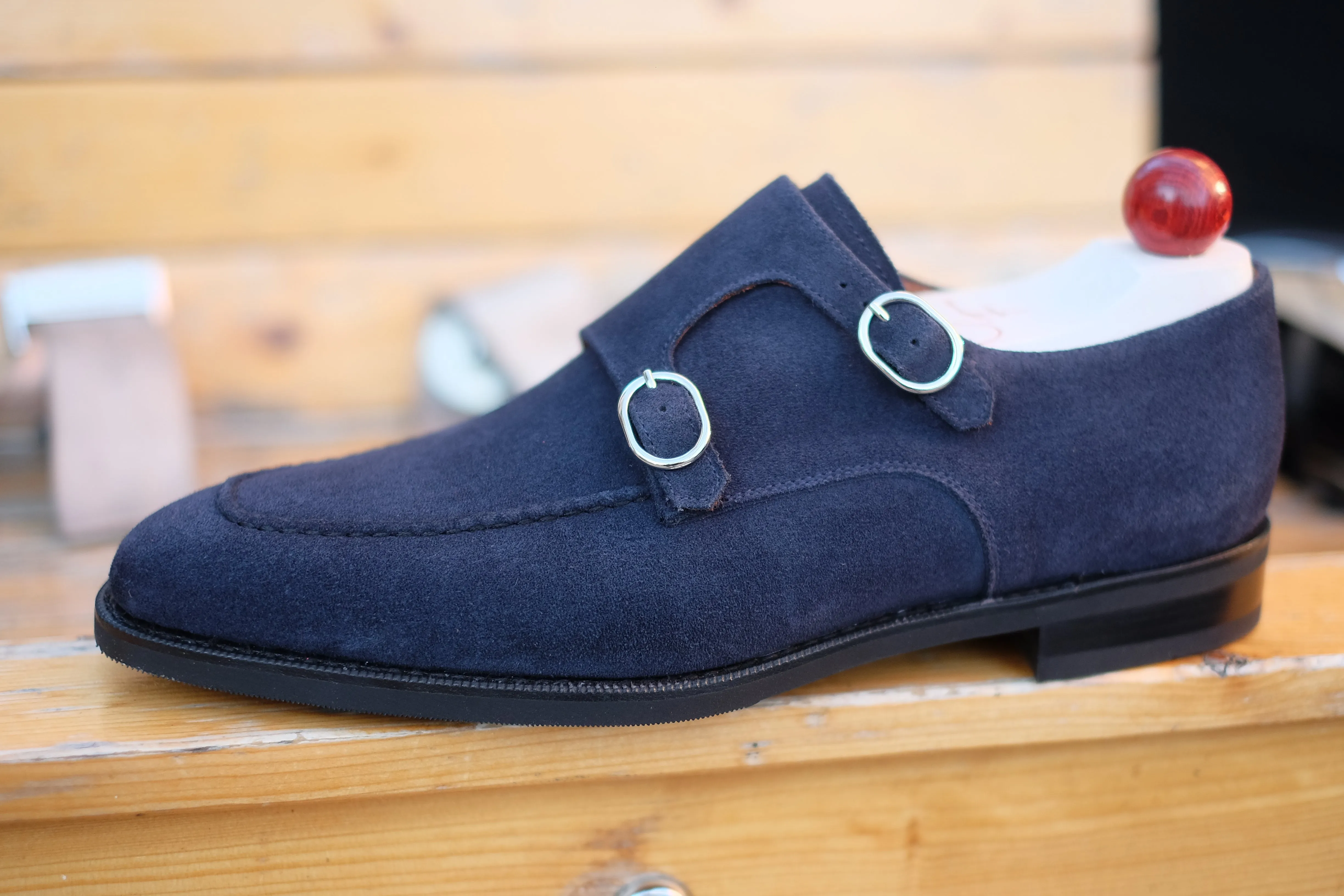 Montlake - MTO - Navy Suede - LPB Last - City Rubber Sole