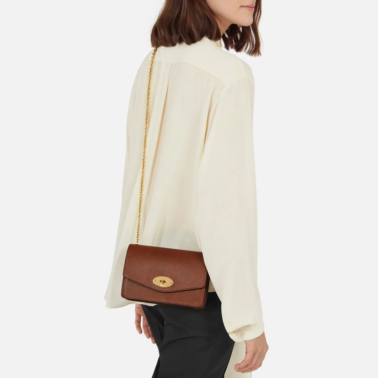 MULBERRY The Sustainable Edit Darley Small Crossbody Bag - Oak