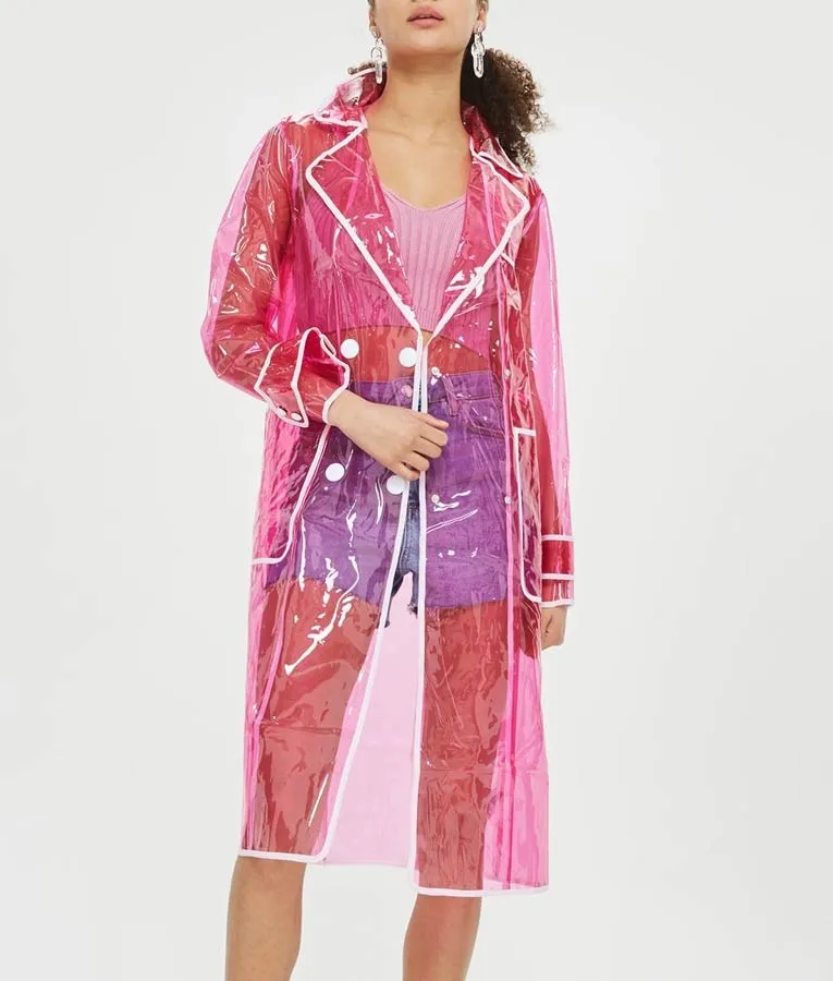 Murphy Mason In The Dark Raincoat - Women's Raincoat