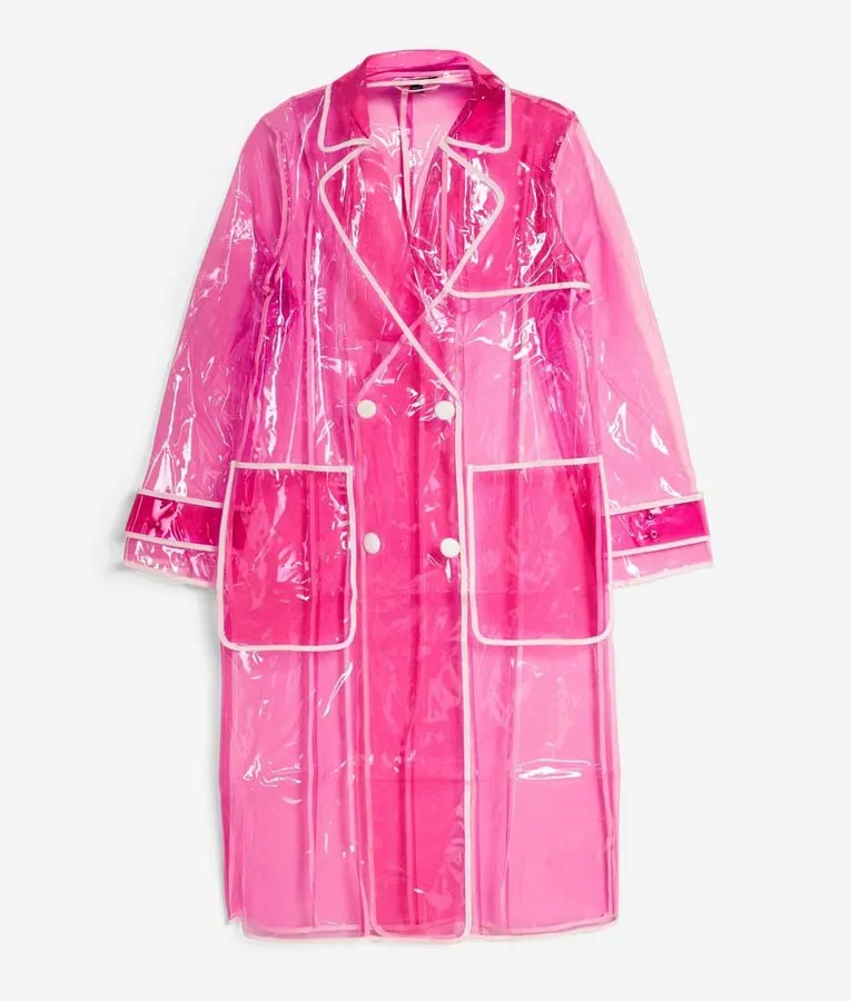 Murphy Mason In The Dark Raincoat - Women's Raincoat