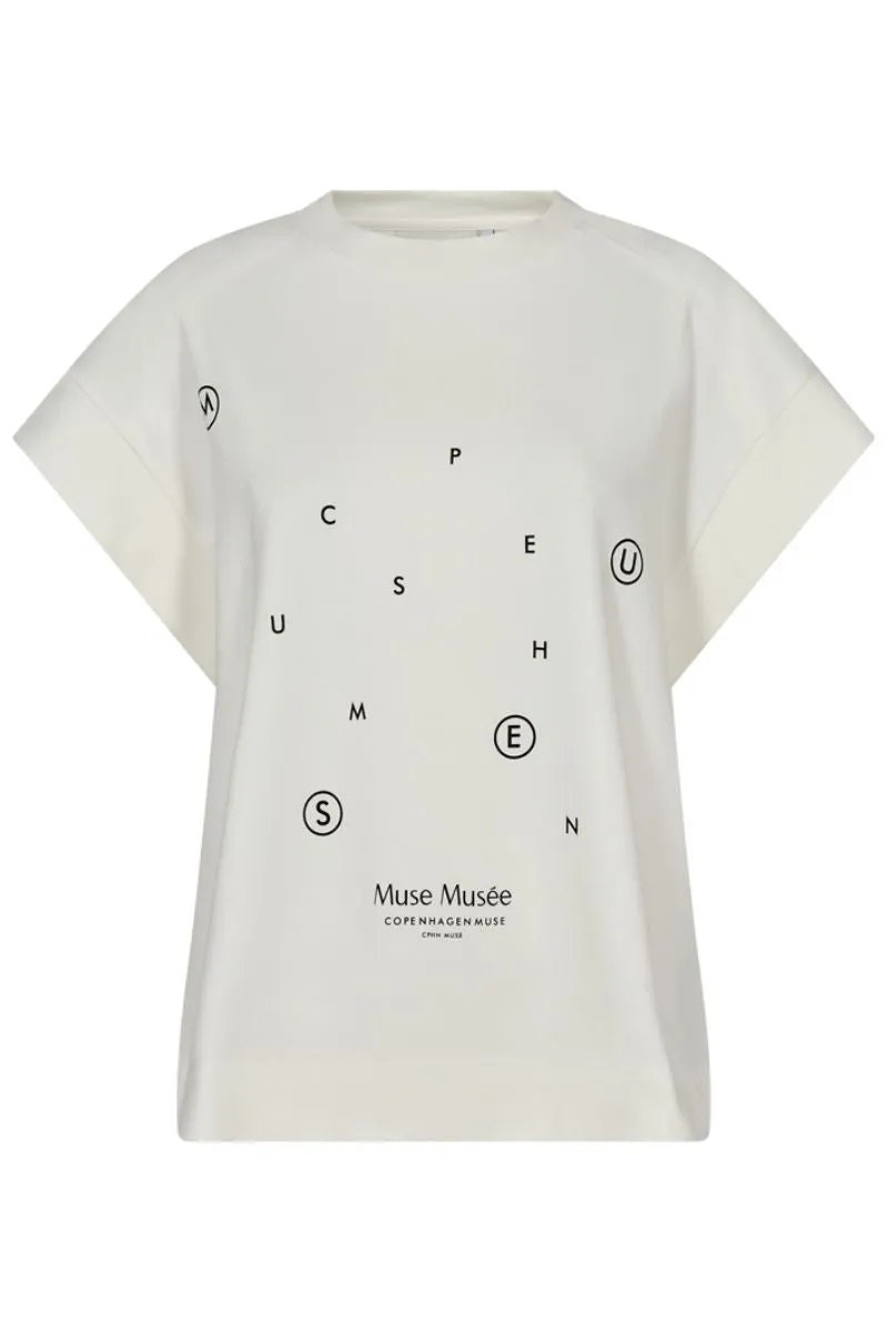 Muse Tee 203903 | Jet Stream | T-Shirt fra Copenhagen Muse