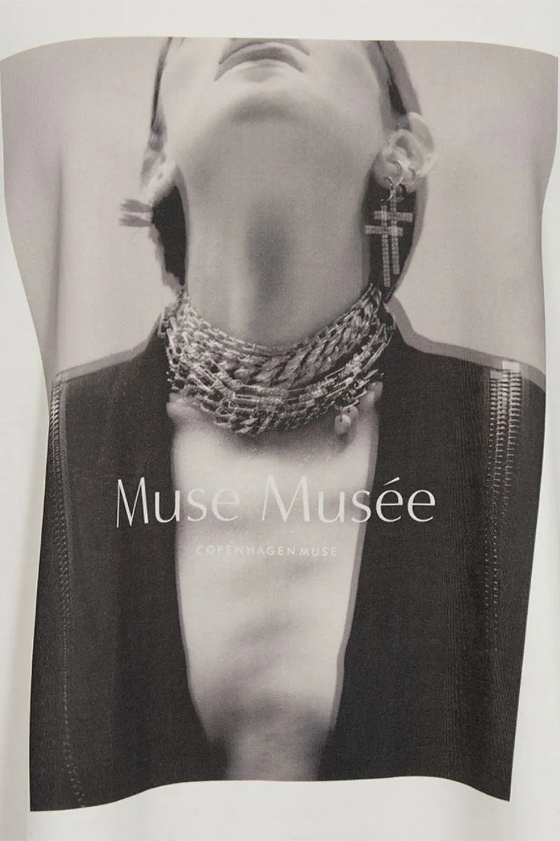 Muse Tee 204084 | Jet Stream | T-Shirt fra Copenhagen Muse