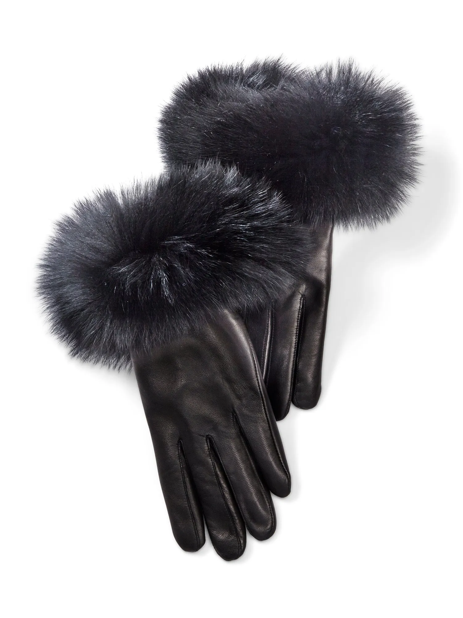 Nappa Leather Fox Fur Glove