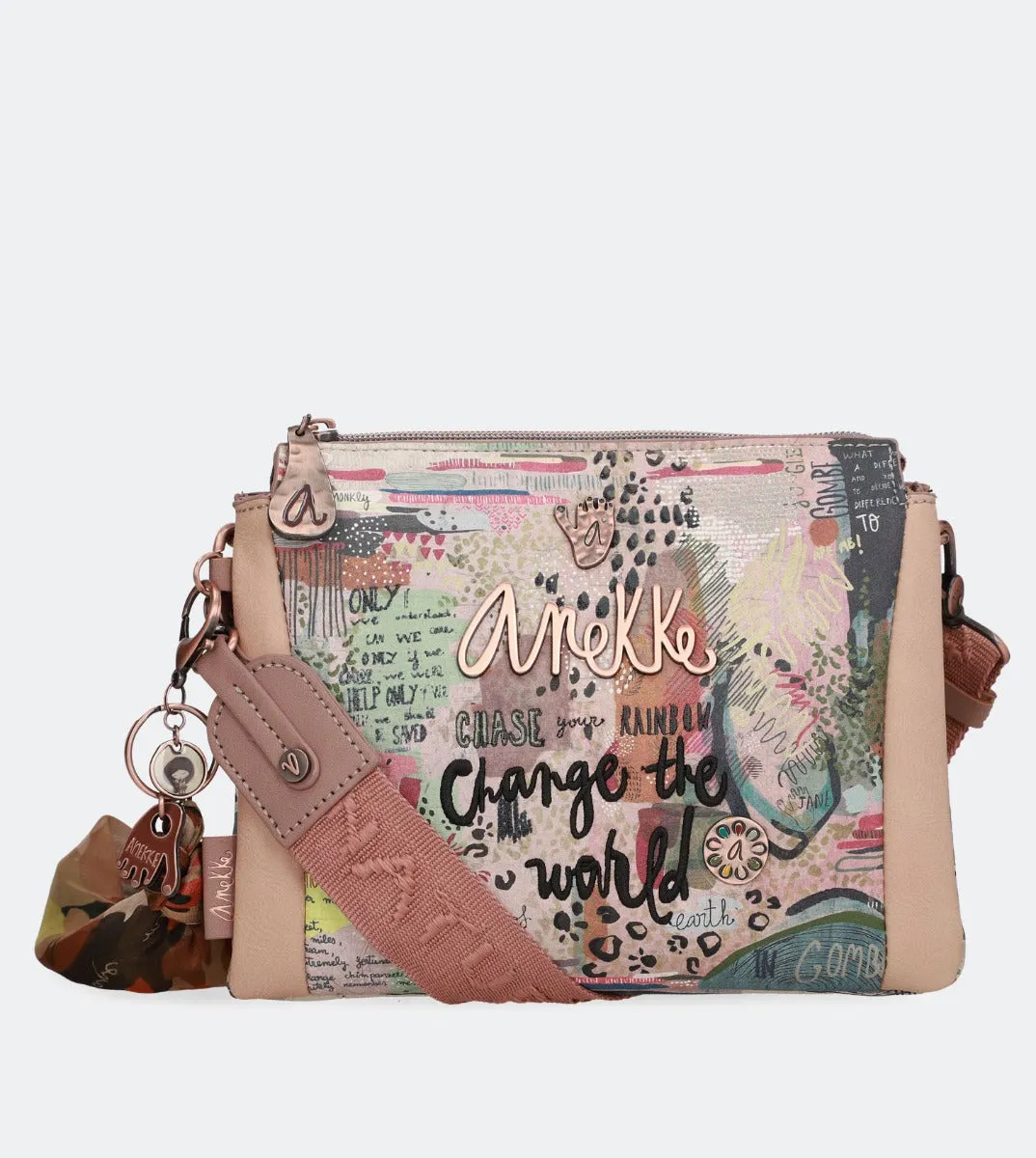 Nature crossbody bag with neckerchief