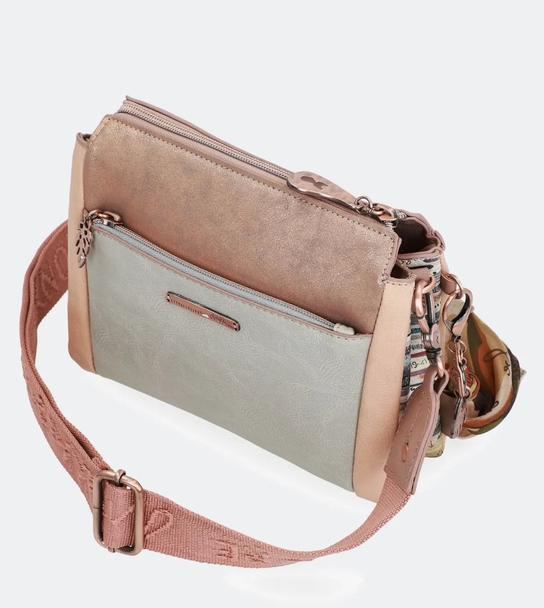 Nature crossbody bag with neckerchief