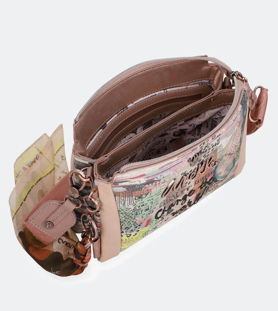 Nature crossbody bag with neckerchief