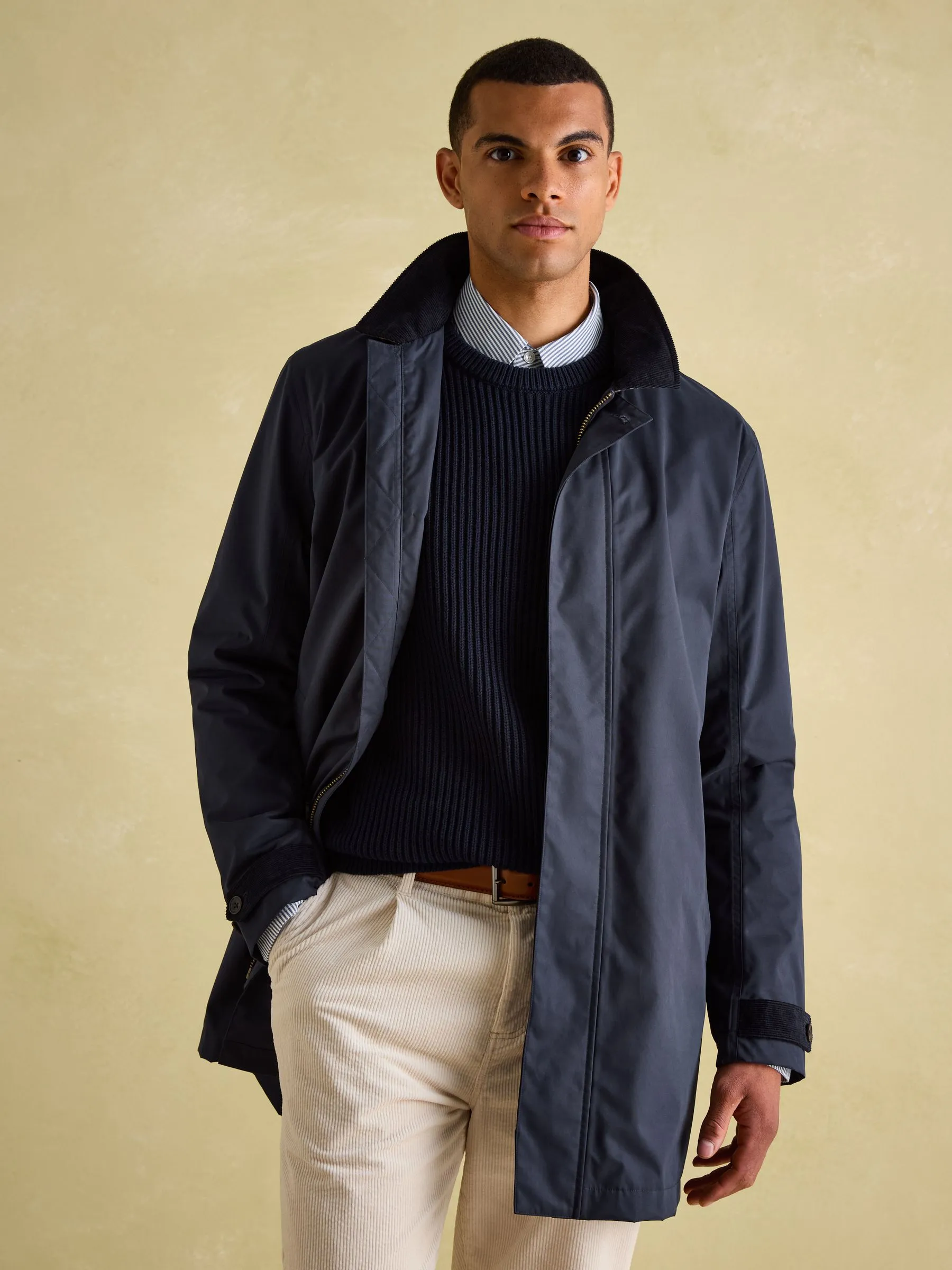 Navy Waterproof Raincoat