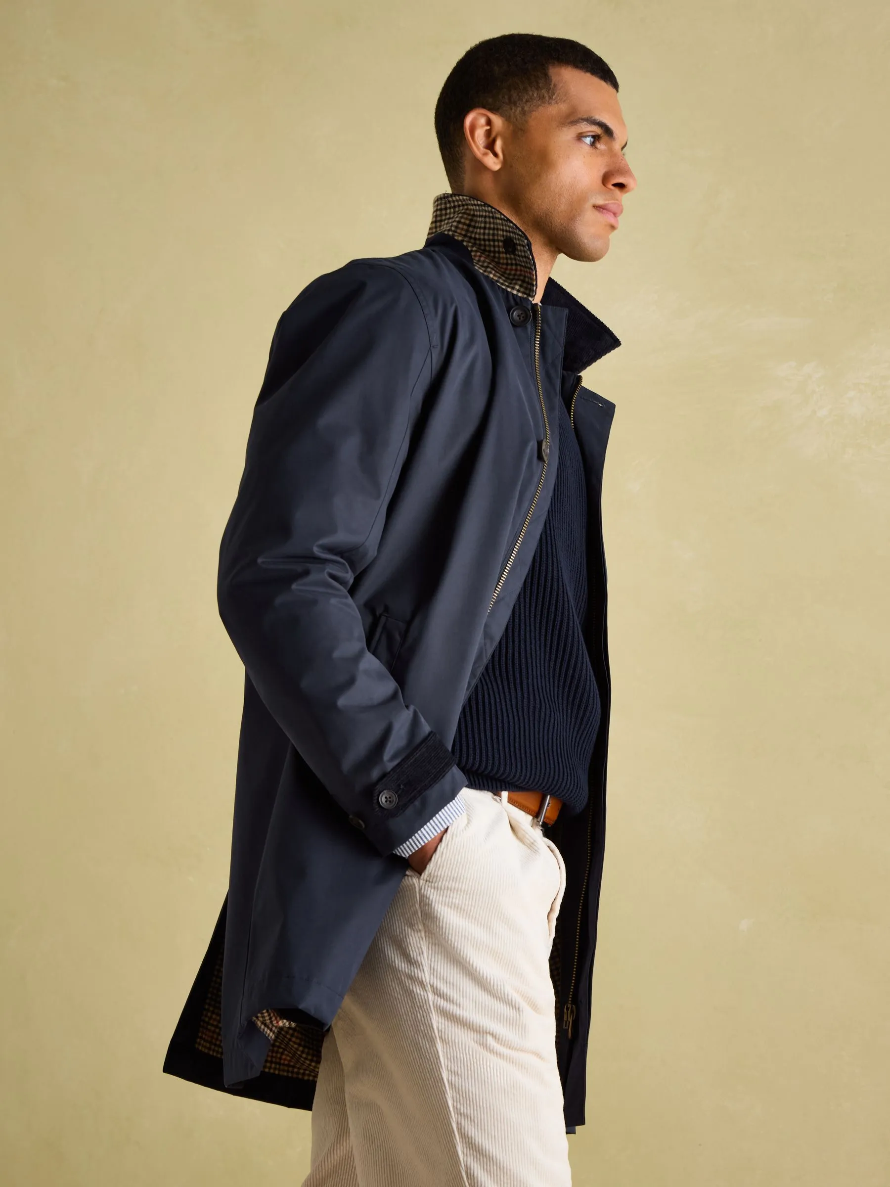 Navy Waterproof Raincoat