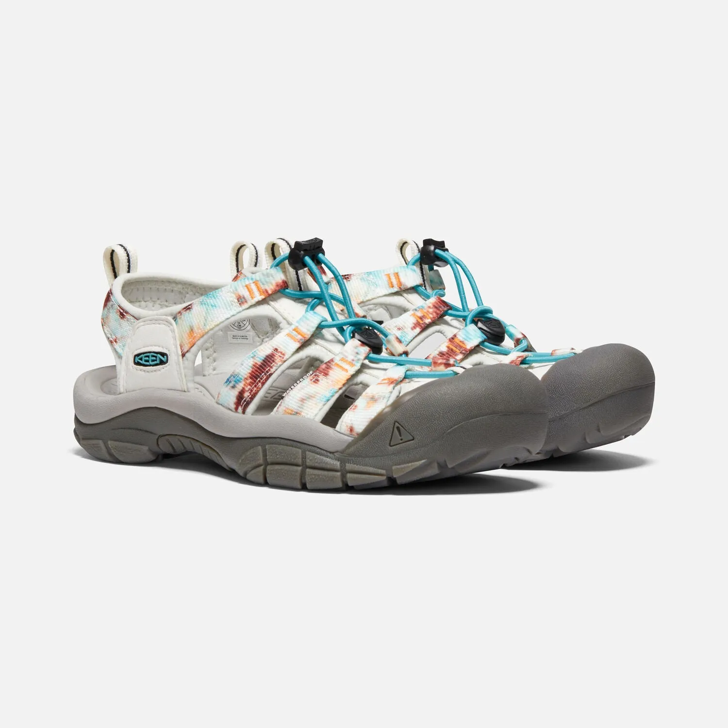  Newport Canvas Sandal in Drizzle/Porcelain  