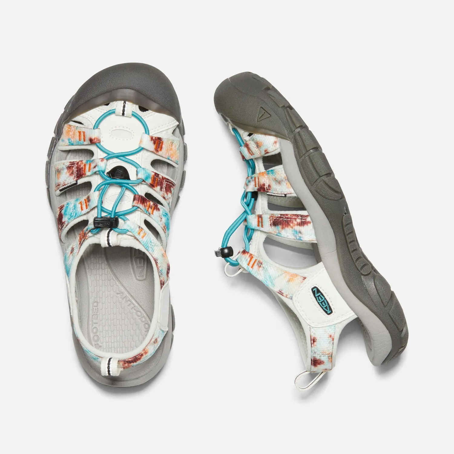  Newport Canvas Sandal in Drizzle/Porcelain  