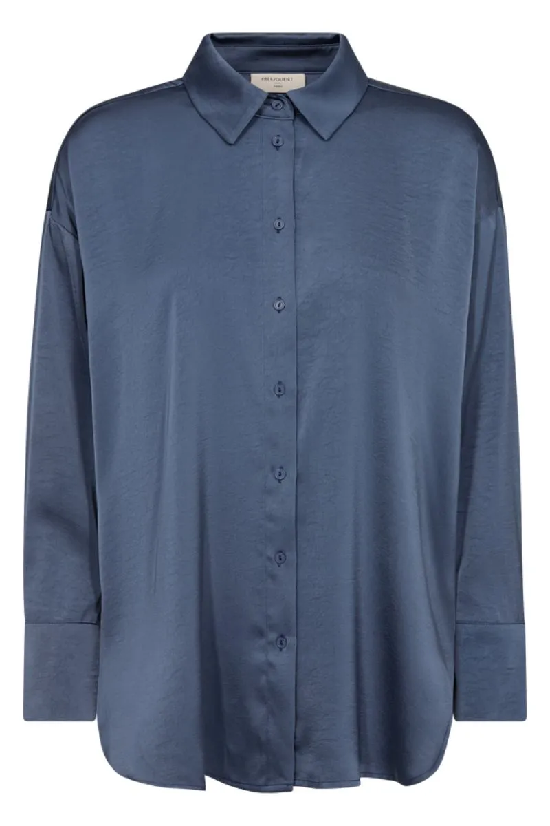 Nira Shirt 204492 | Vintage Indigo | Skjorte fra Freequent