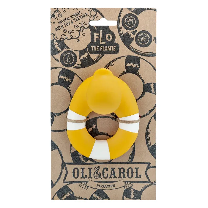 Oli&Carol Natural Rubber Bath Toy Flo The Floatie