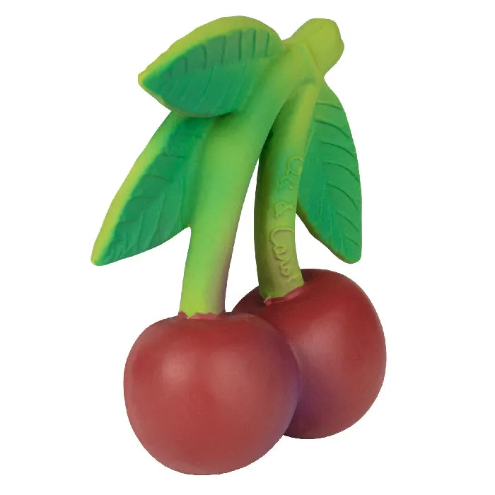 Oli&Carol Natural Rubber Teething Toy Mery The Cherry