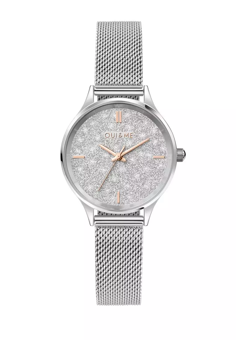 Oui & Me [Sustainable Watch] Oui & Me Bichette White Dial 28mm Ladies Quartz Watch ME010270