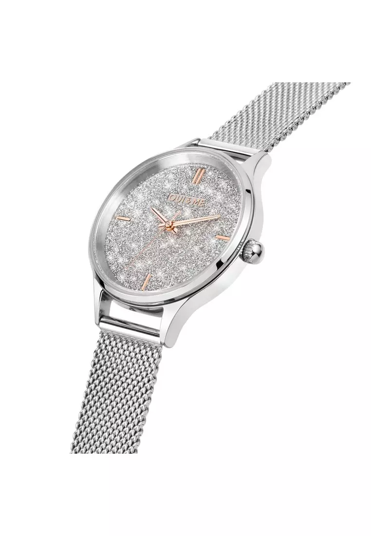 Oui & Me [Sustainable Watch] Oui & Me Bichette White Dial 28mm Ladies Quartz Watch ME010270