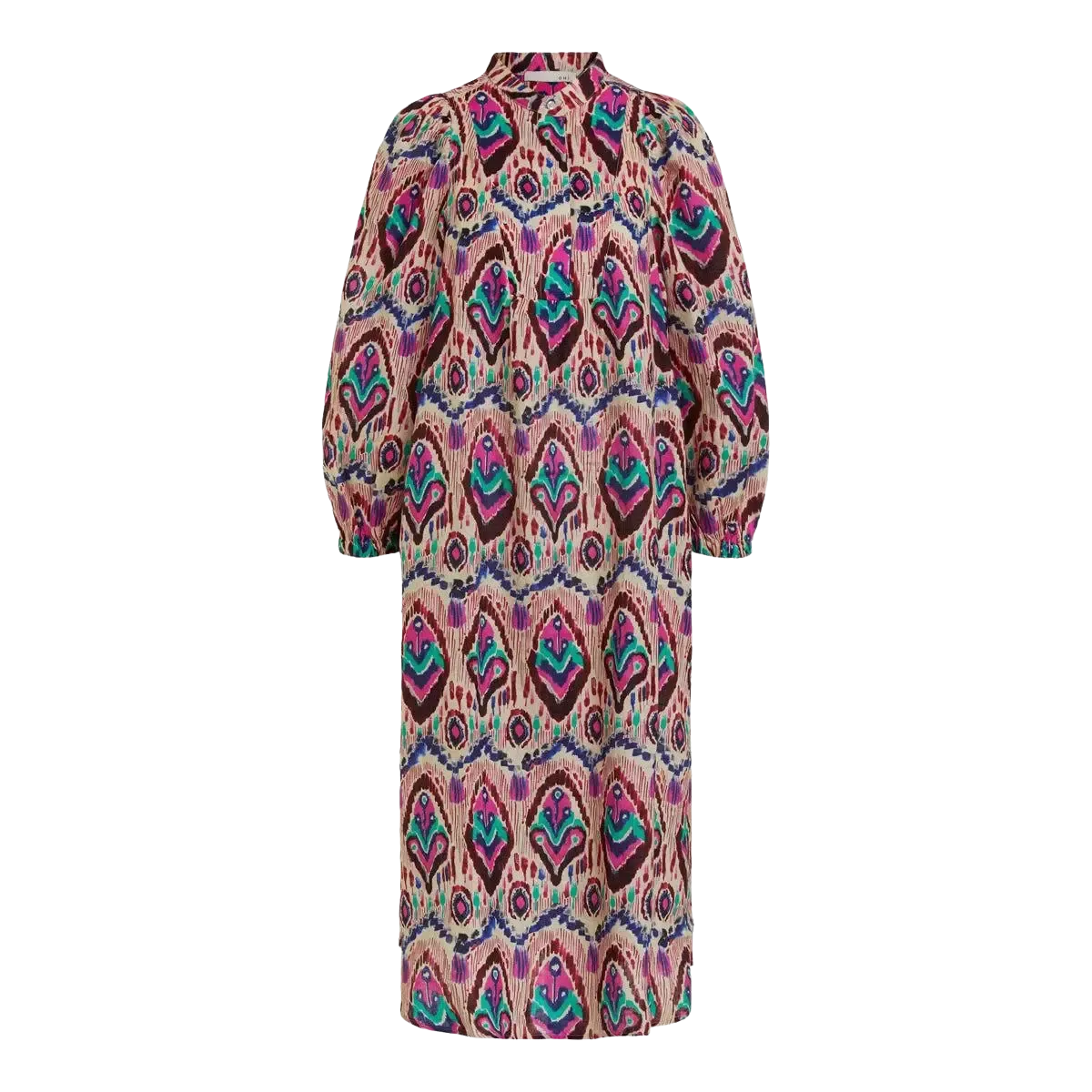 Oui Aztec Print Smock Dress