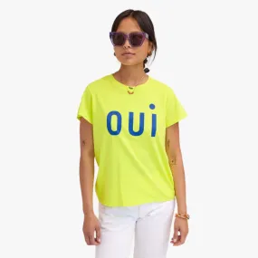 Oui Classic Tee (Neon Yellow)