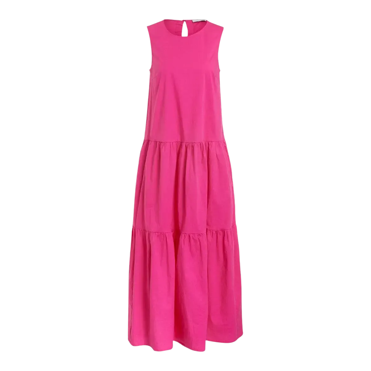 Oui Cotton Tiered Maxi Dress