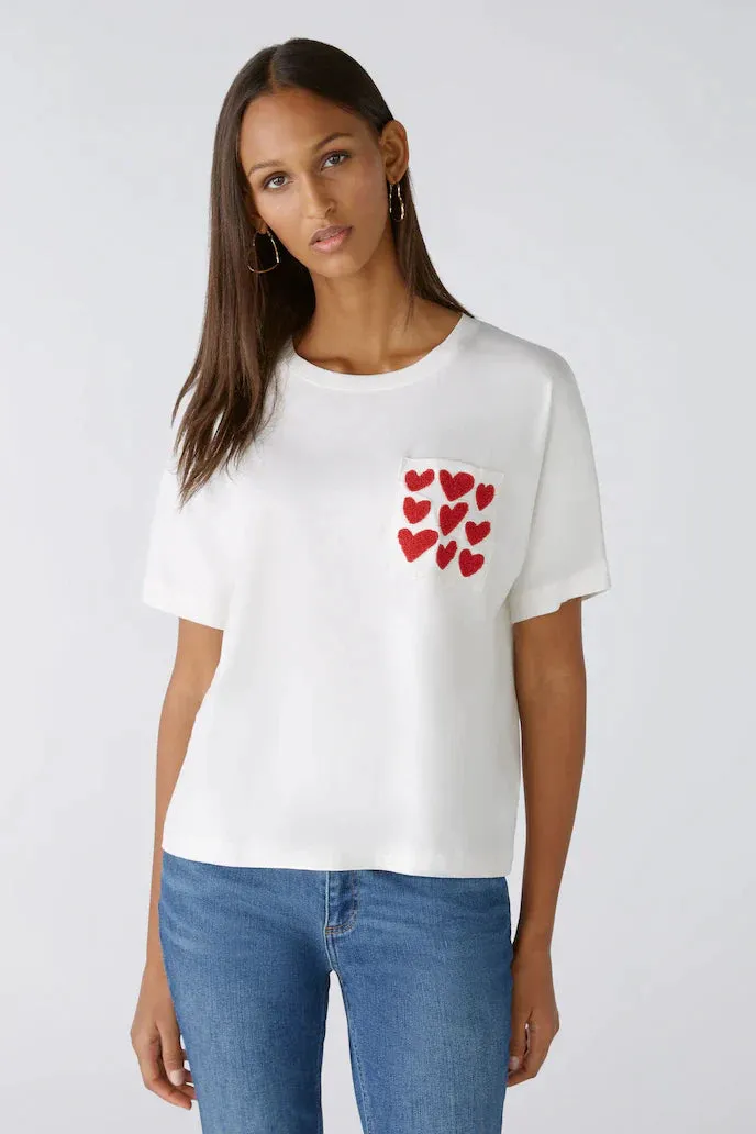 Oui Heart Pocket T-Shirt