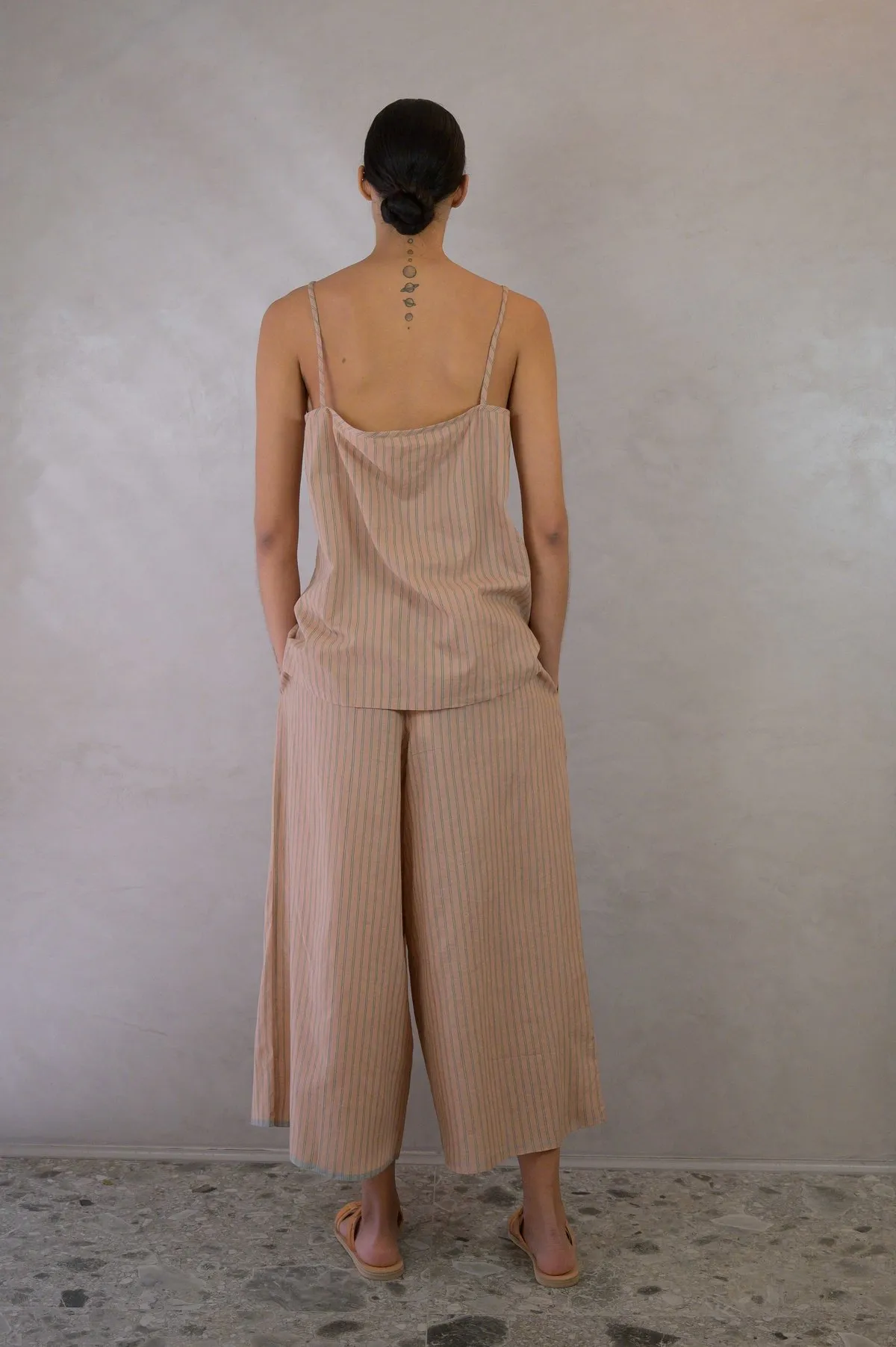 Oui Slip Top - Brown