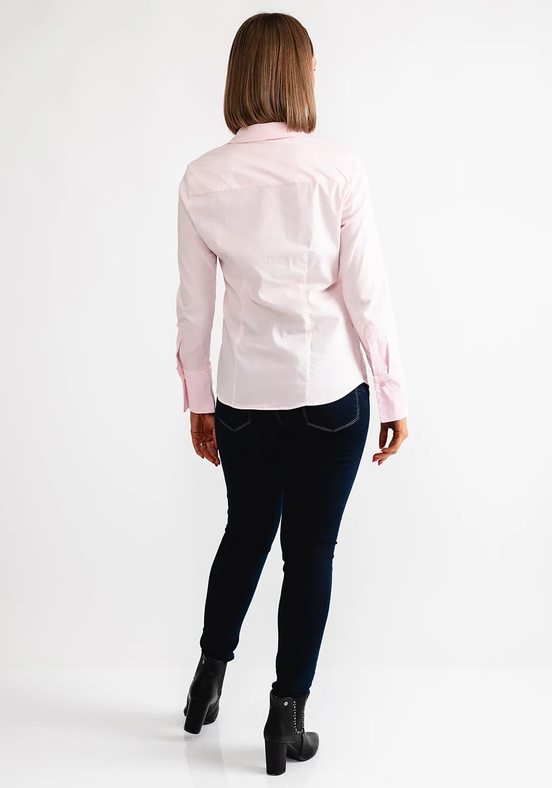 OUI Tailored Long Sleeves Blouse, Pink