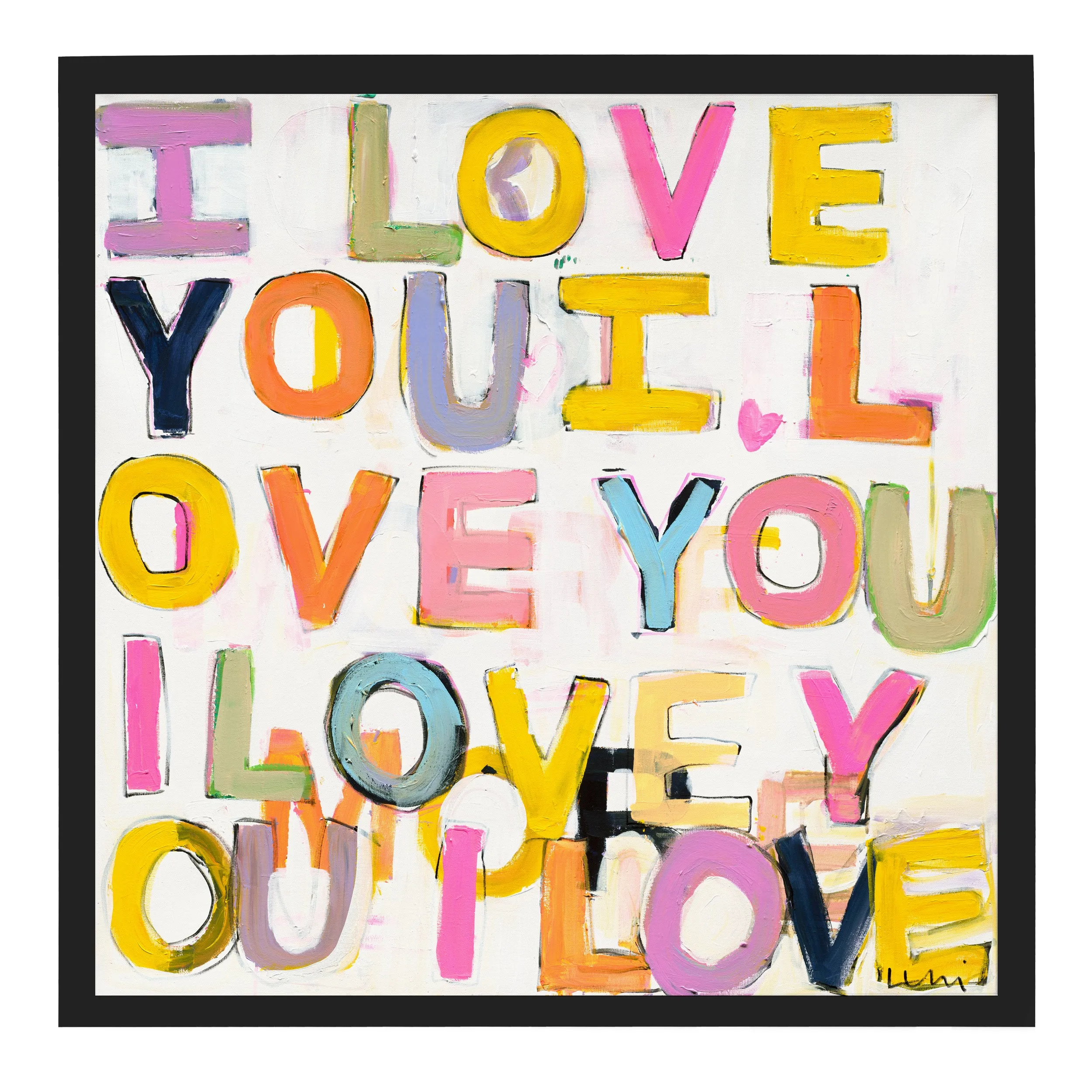 Oui To Love Art Print