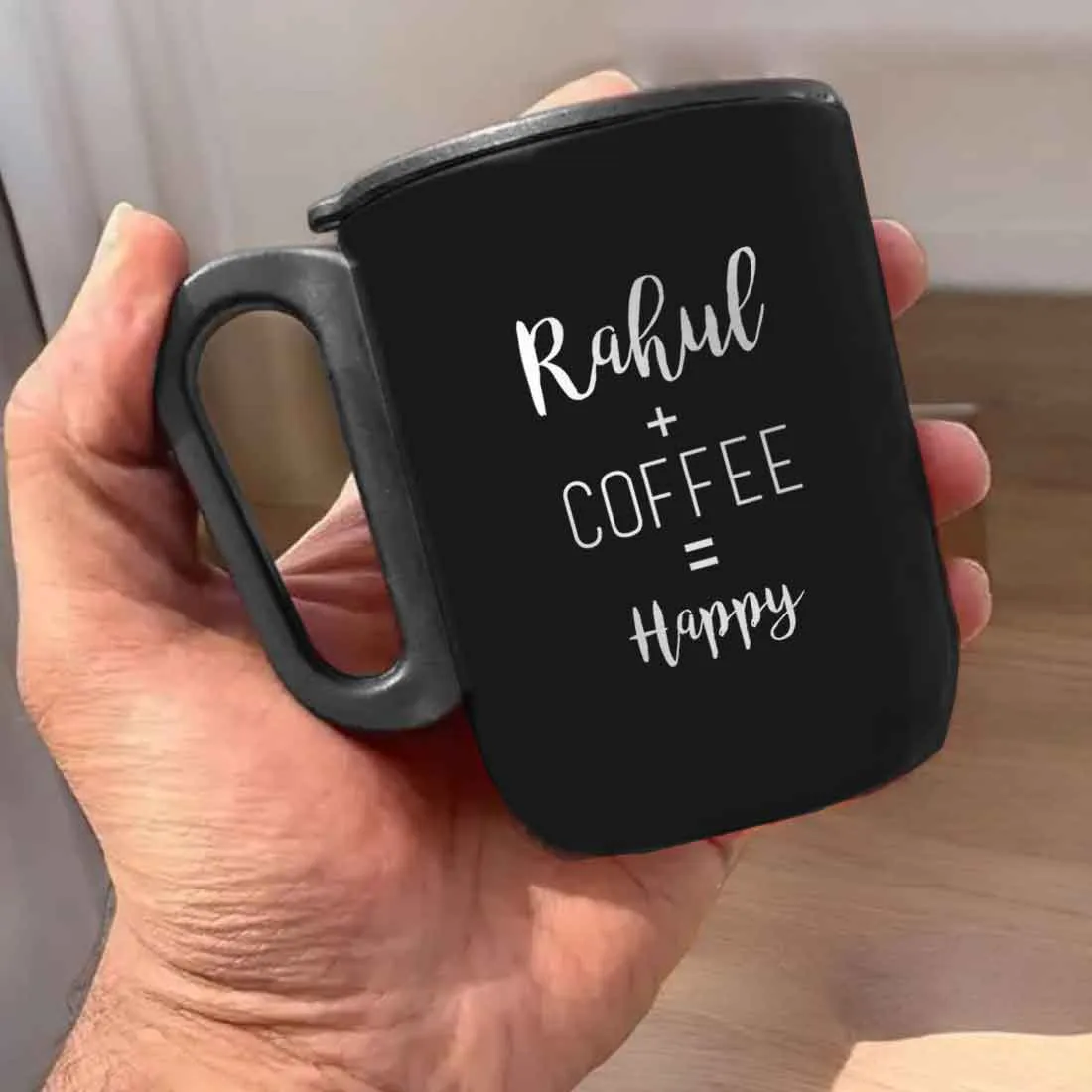 Personalized Stainless Coffee Mug - Insulated Coffee Cup with Lid