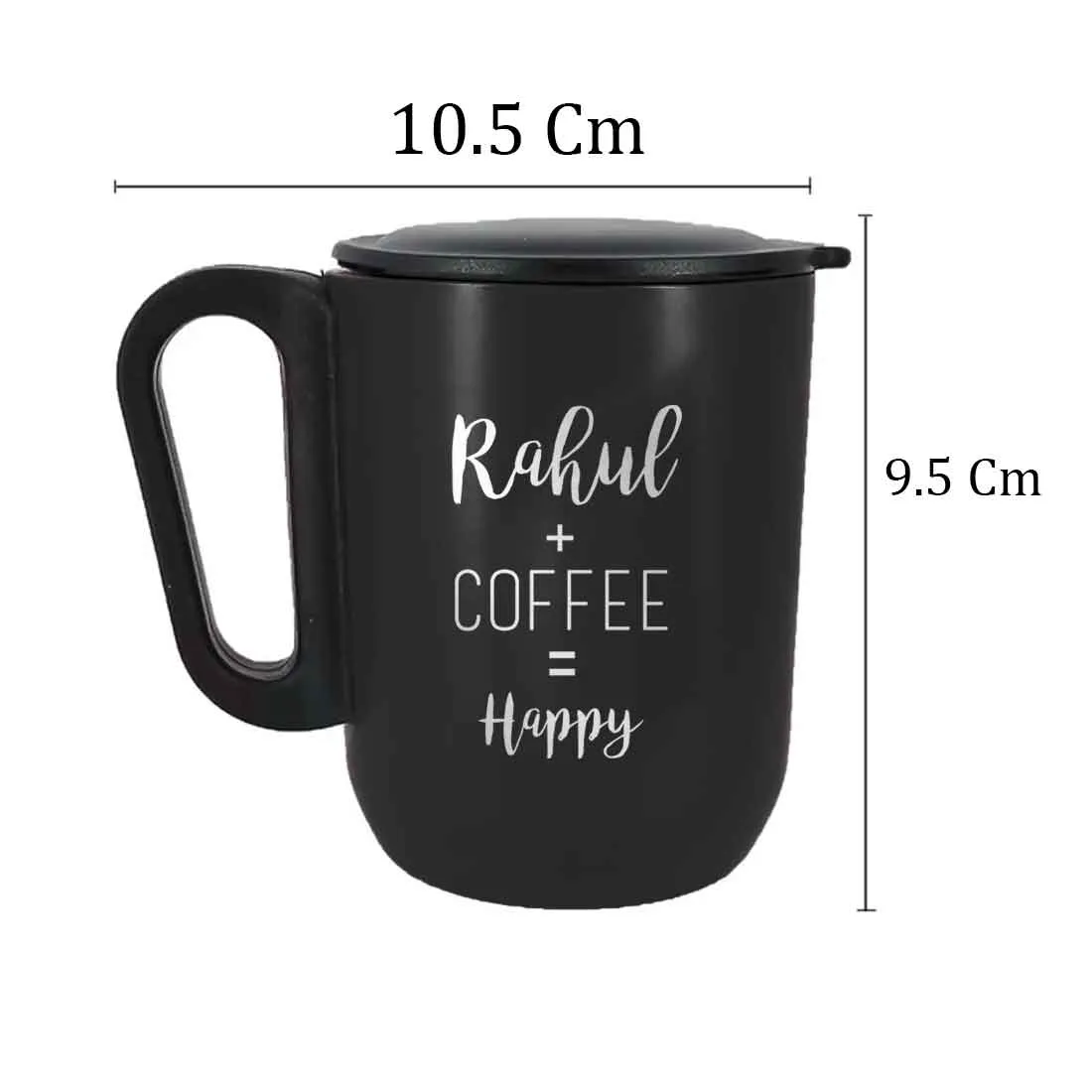 Personalized Stainless Coffee Mug - Insulated Coffee Cup with Lid