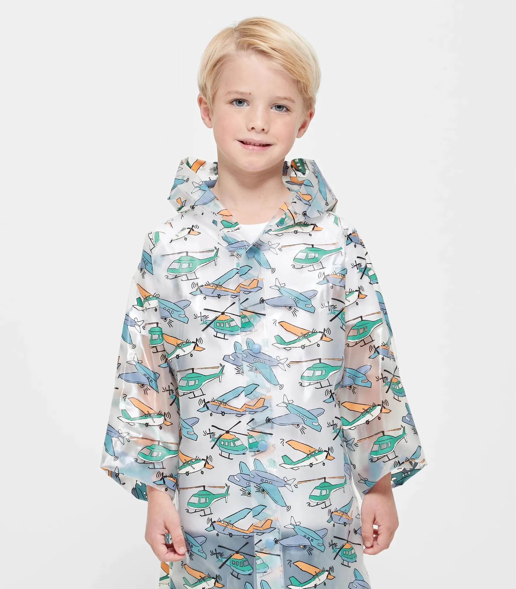 popular  Kids Helicopter Raincoat